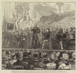 Feier zum achtzigsten Geburtstag des Earl of Shaftesbury in der Guildhall